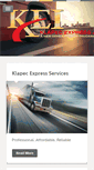Mobile Screenshot of klapecexpress.com